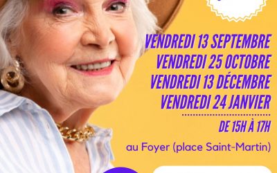 Après-midi seniors – vendredi 25 octobre