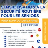 Sensibilisation seniors sécurité routière