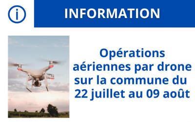Information vol drones – inspection lignes ENEDIS