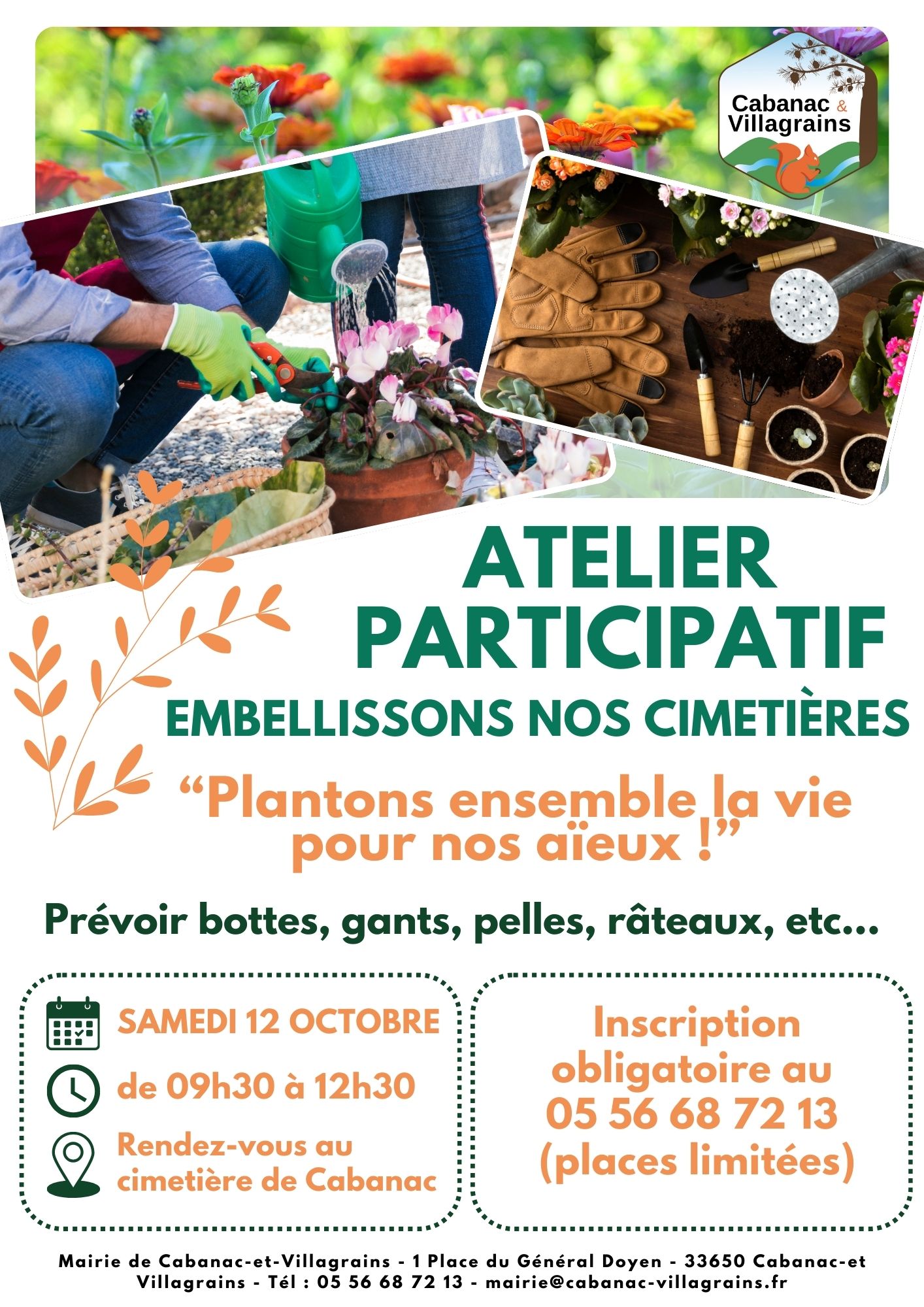 Atelier participatif : embellissons nos cimetières