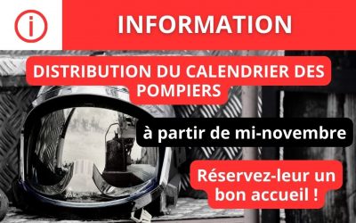 Tournée du calendrier des pompiers 2025