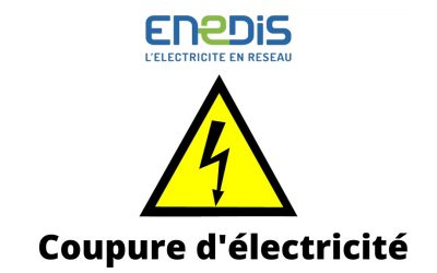 Coupure d’électricité du 15 au 17 janvier 2025