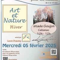 Les p'tits ateliers de l'AP2D pour les enfants : art et nature en hiver